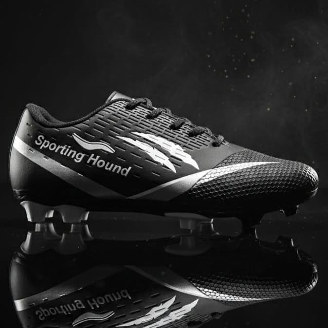 CHUTEIRA CAMPO SPORTING HOUND BOTINHA CANO ALTO FUTEBOL DE CAMPO TRAVA CRAVO COLADA E COSTURADA GRAMA NATURAL ADULT