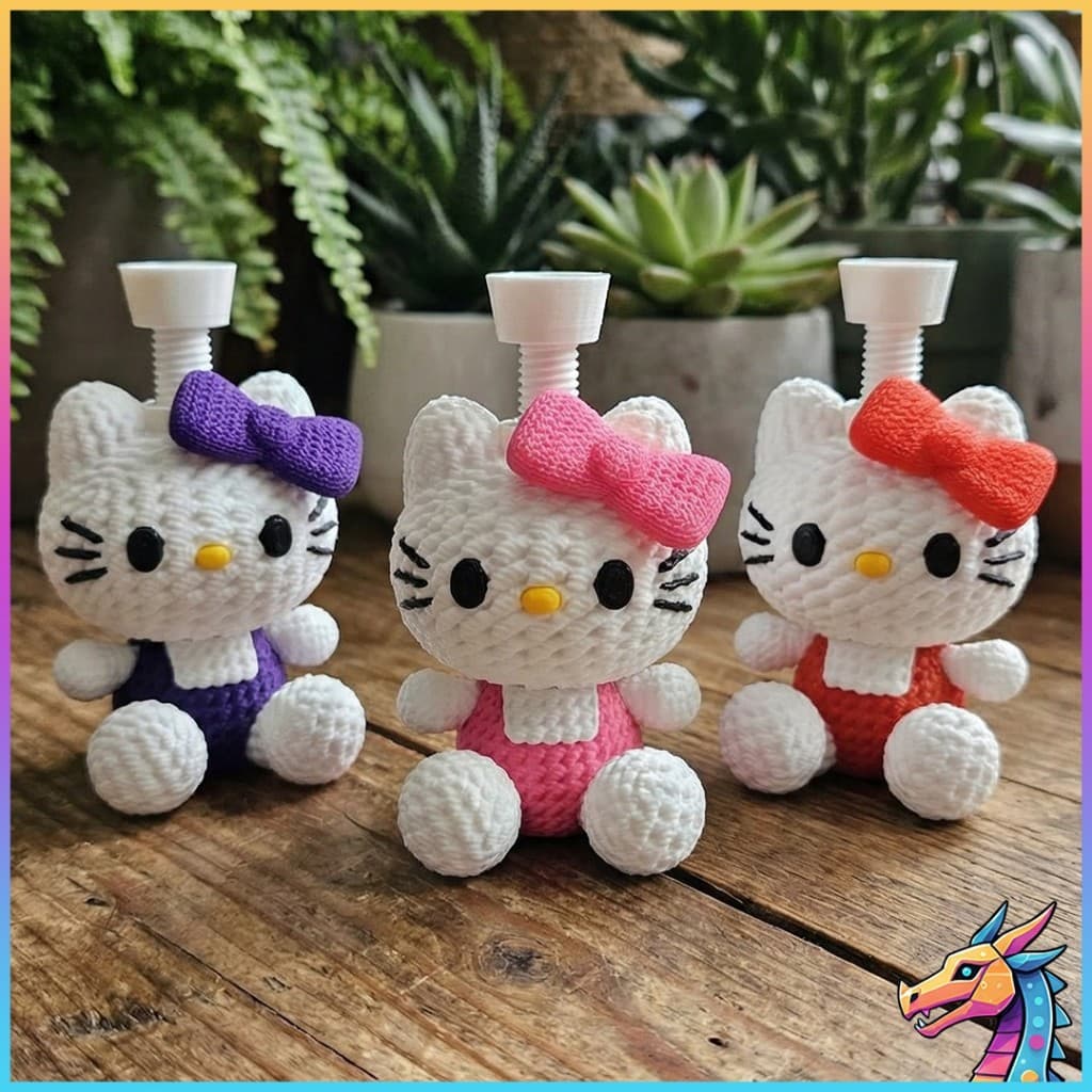 Suporte Ajustável para Placa de Vídeo GPU Hello Kitty 8cm  - Várias cores