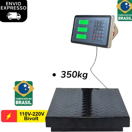 Balança De Plataforma Sem Mastro Digital Bivolt 350kg