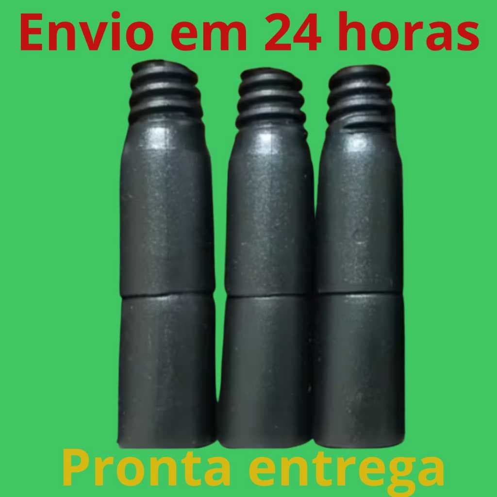 Kit 06 ponteiras de rosca para cabos de vassoura vassoura de pelo vassoura de teto rodo