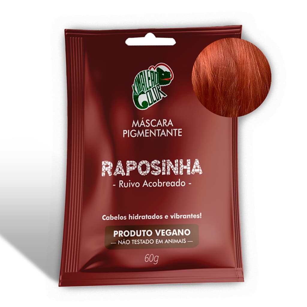 Máscara Pigmentante Kamaleão Color - Raposinha - Sachê 60g
