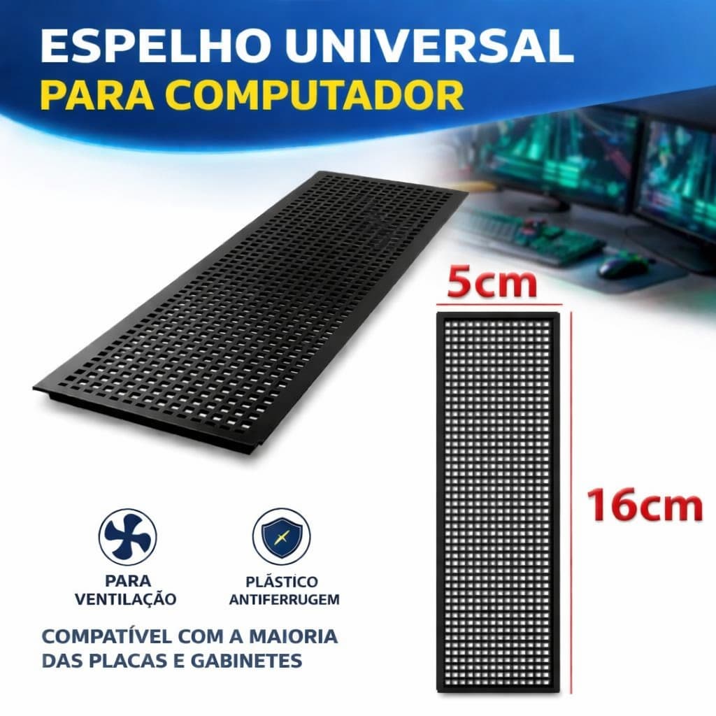 Espelho Universal Para Placas Mães De Computadores (10 Unidades)