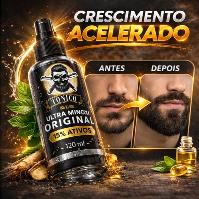 Tônico Capilar D’Lust Ultra 120ml Original Para Cabelo Barba Masculino Feminino Unissex