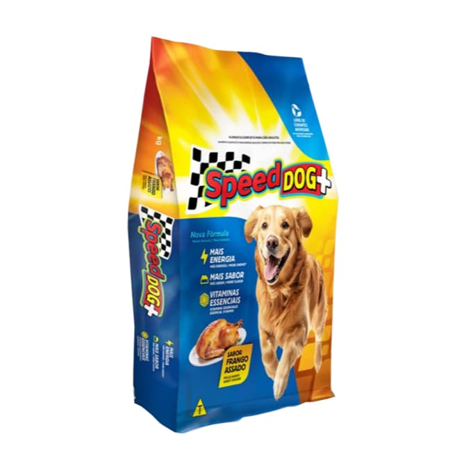 Ração Speed Dog para Cães sabor Frango Assado 10 kg