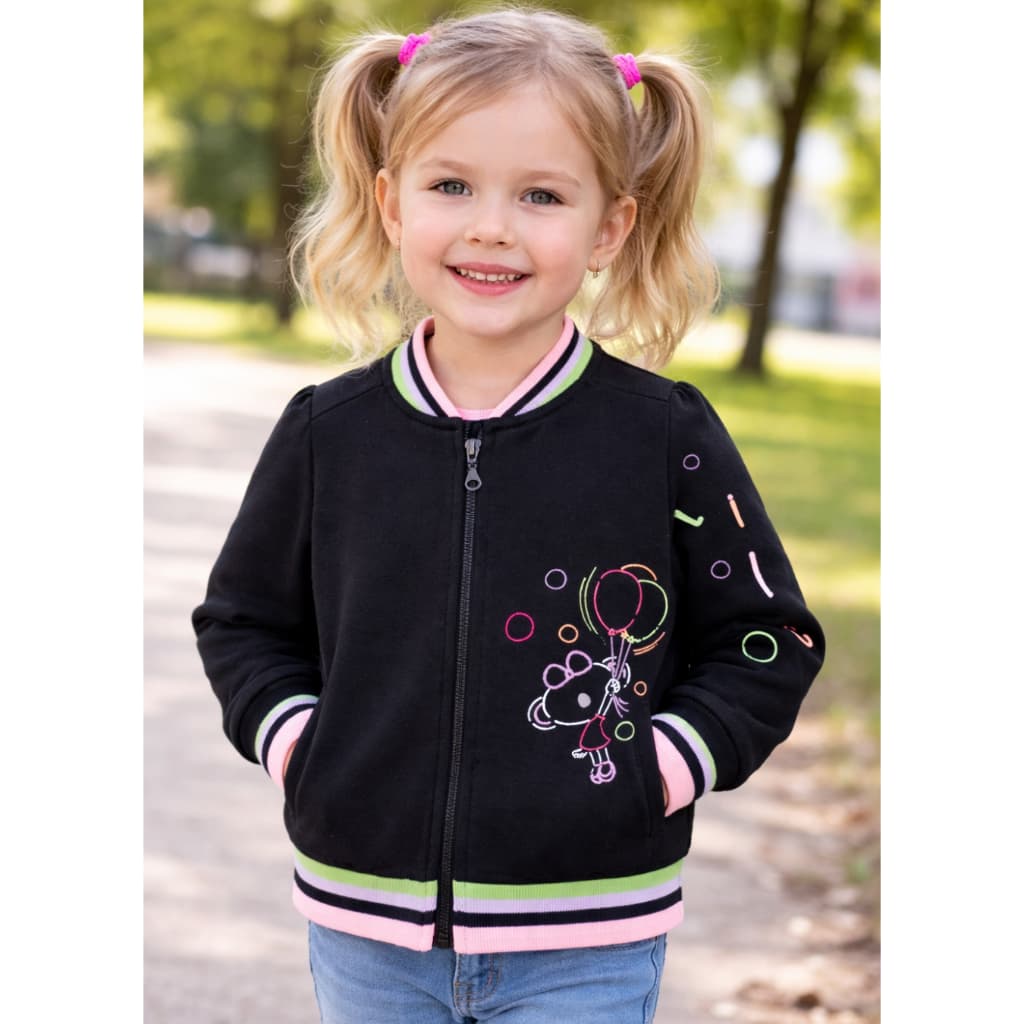 Jaqueta Manga Longa Moletom Feminina Bebê Lilica