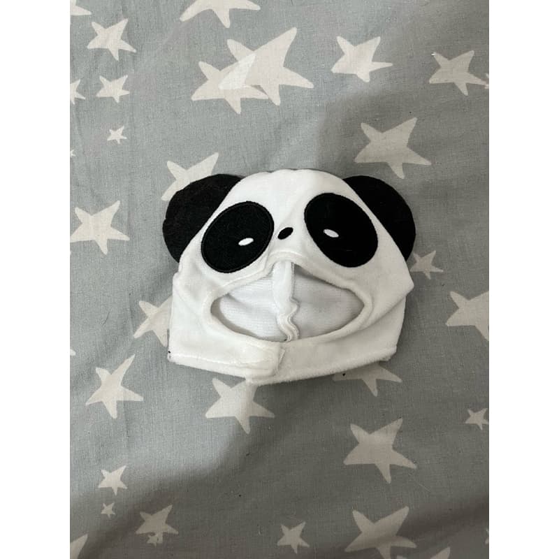 Touca Touquinha para Pet Animal Gato Cachorro Panda Kawaii Fofo