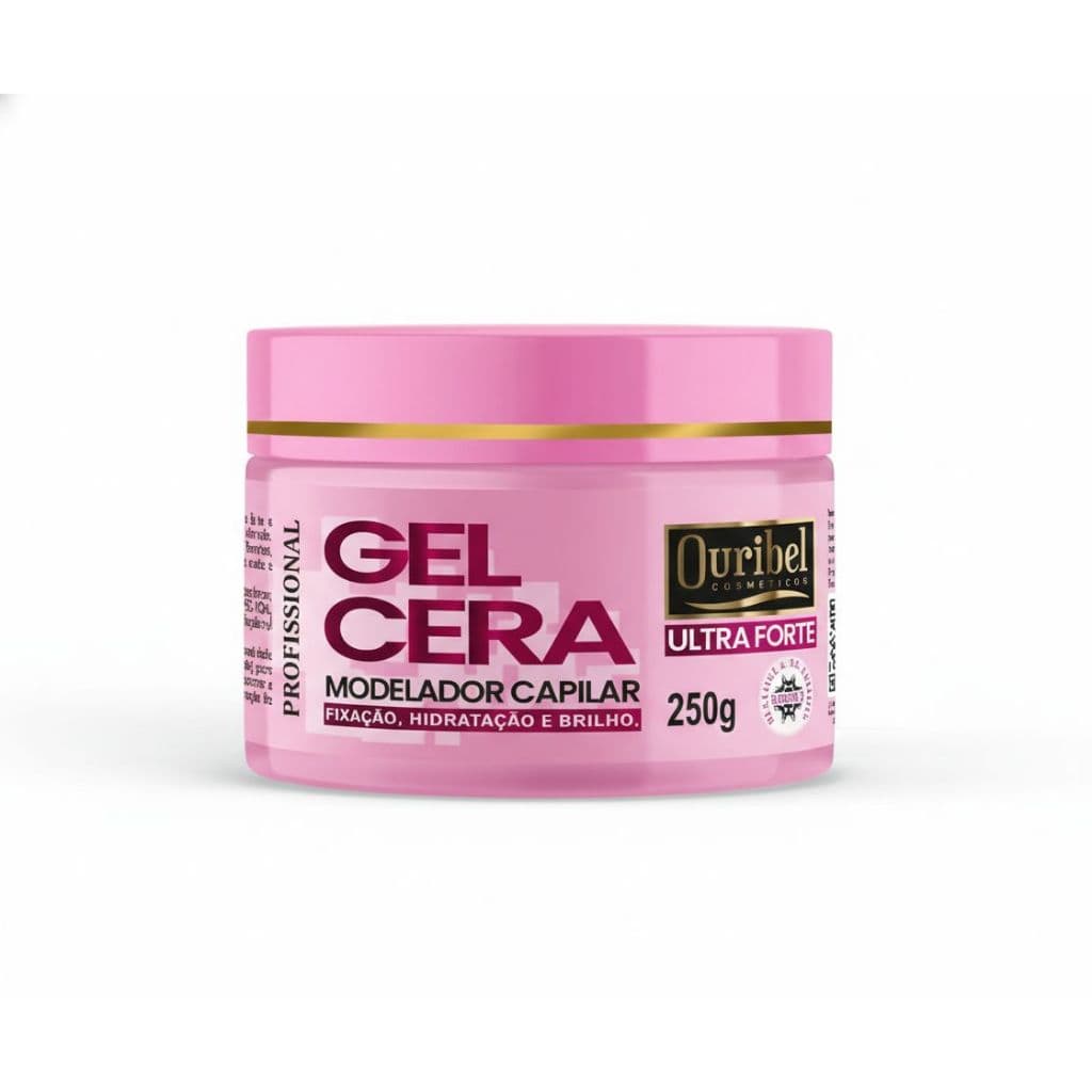 Novo Gel Cera Capilar Ultra Forte Ouribel Lady 250g