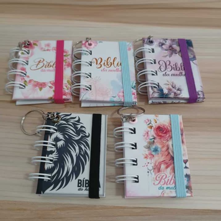 Chaveiro Bíblia com 20 versículos
