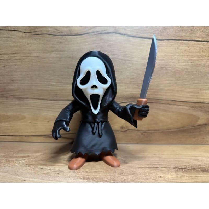 Ghostface – Personagem Pânico (Scream) - 12 cm de altura
