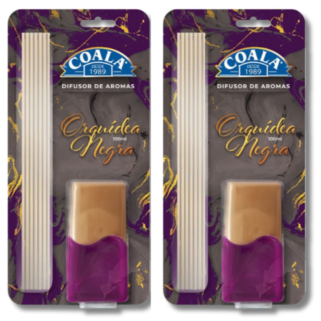 Coala Difusor Aroma Orquídea Negra kit com 2 unidades Banheiro Cheiroso