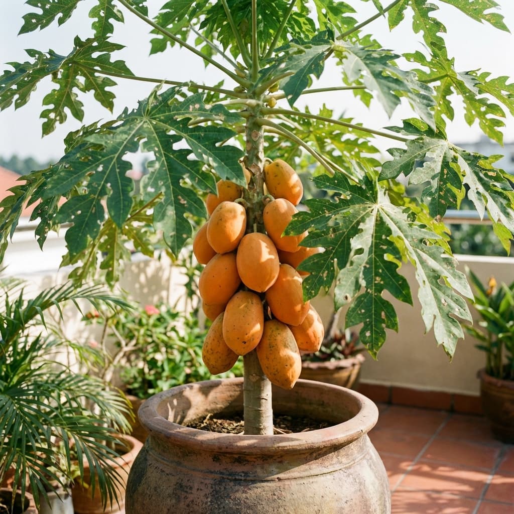 Pacote Sementes de Mamão Mel para Vaso – Produza em Casa
