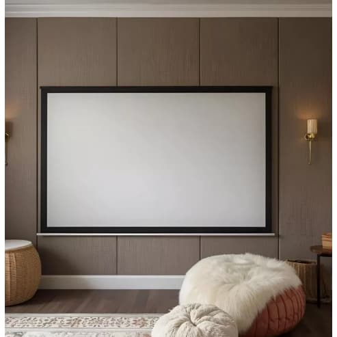 Tecido Dry Fit Para Tela Projeção 1,90x2 Metros Pano Mini Projetor