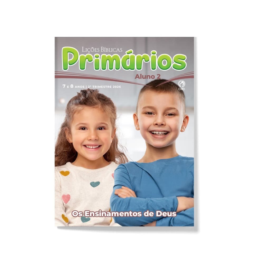 Revista - Lições Bíblicas Primários  Aluno 2o Trimestre 2026