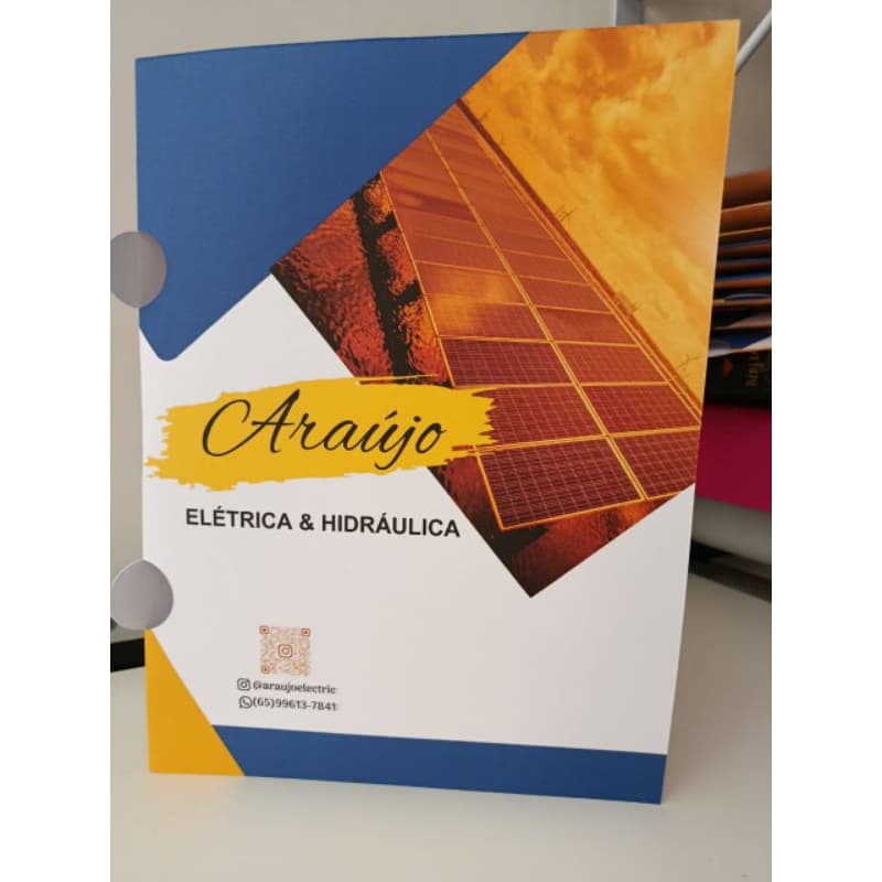 20 pastas personalizadas para papel A4 FUNDO CLARO, Medicina, Advocacia, contratos, acabamento FOSCO sem LAMINAÇÃO