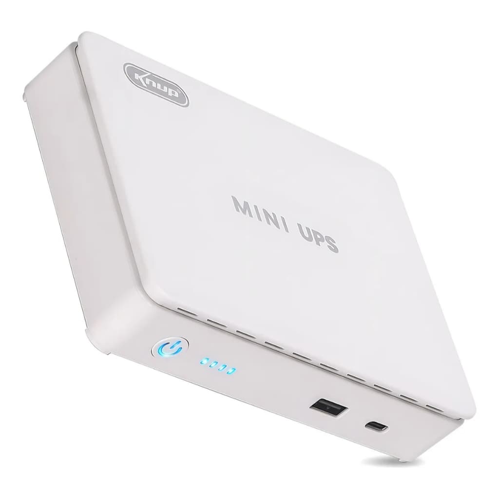 Mini Nobreak UPS 35W USB Type-C Poe Bivolt 100/240V KP-588