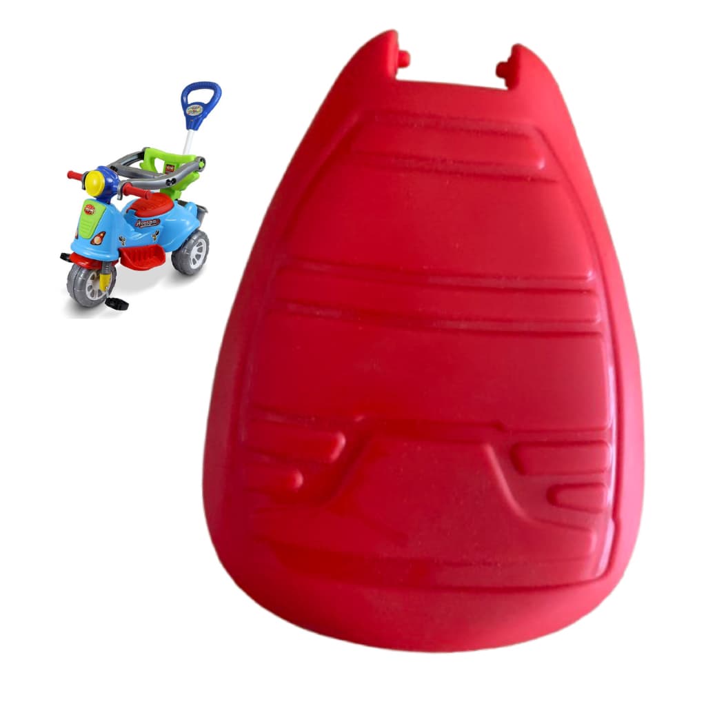 Assento Tampa Banco para Triciclo Infantil Maral Avespa Bicicletinha Bebê Compartimento - Unidade