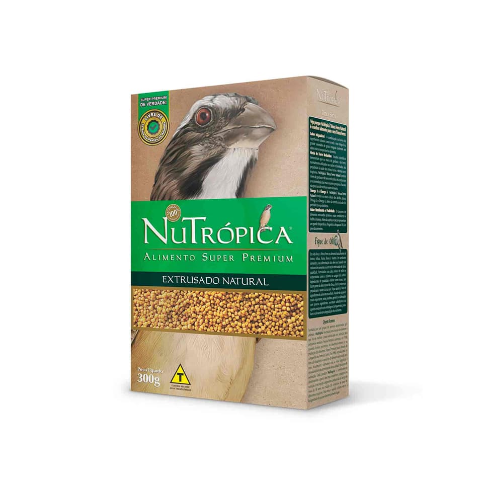 Ração Nutrópica Trinca-ferro Extrusado Natural 300g