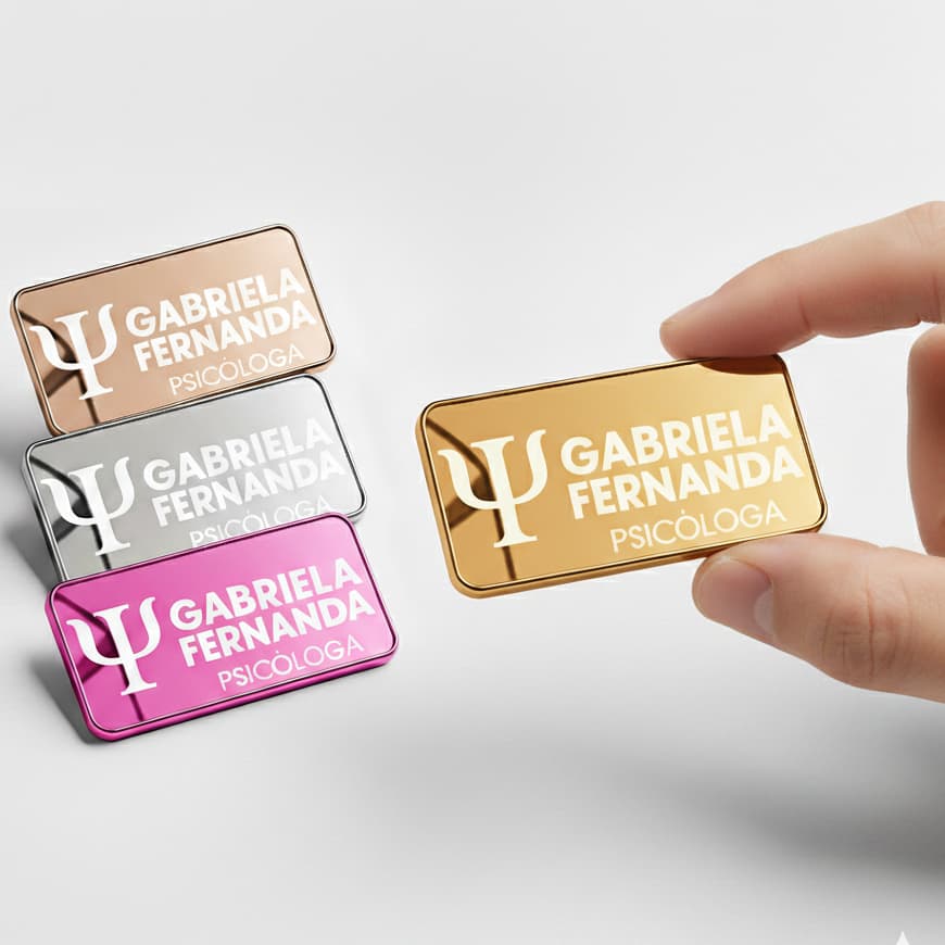 Bottons Personalizado Magnético Crachá Broche Acrílico Presentes Identificação Corporativo Empresa