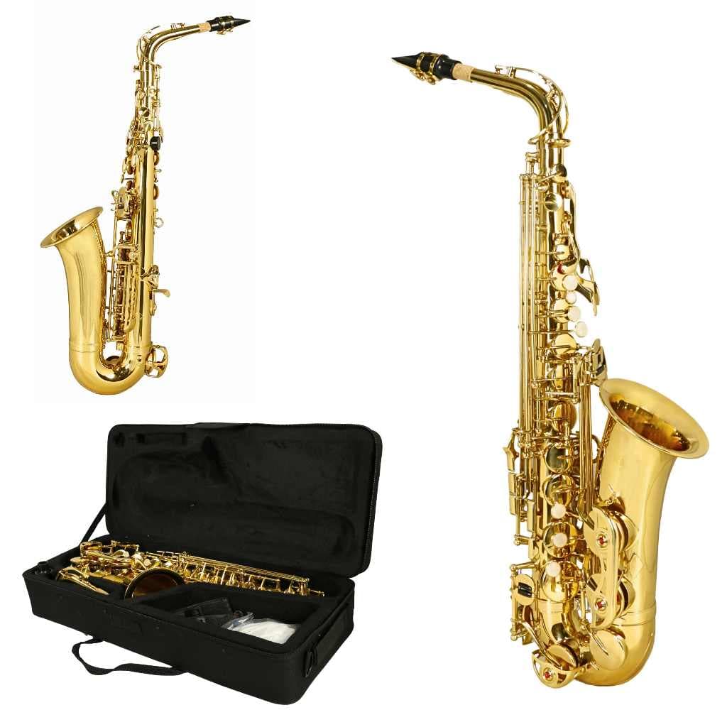 Sax Alto Saxofone Konig Eb Dourado Completo Com Estojo Boquilha
