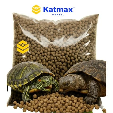 Ração Nutritiva Premium para Tartarugas, Jabuti, Répteis e Peixes. Ração para pets aquáticos e terrestres