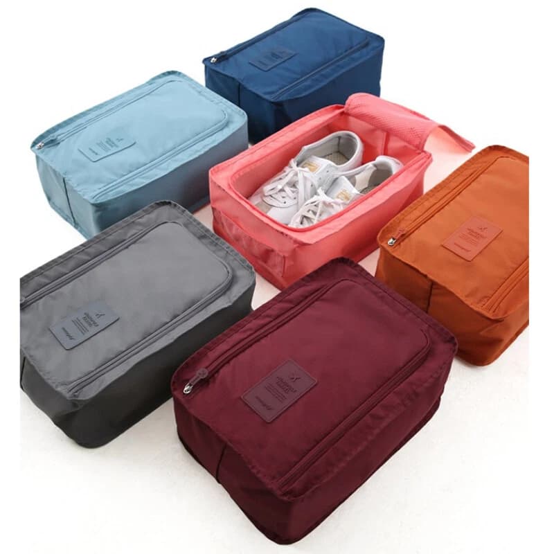 Sacos De Sapato Organizador De Pano Portátil Com Zipers Necessaire Bolsa Organizadora Sapato Viagem Porta Toalha Tenis