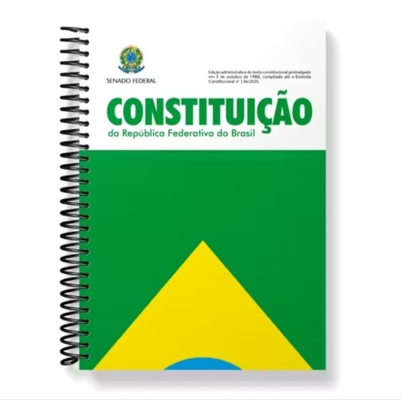 Constituição Federal de 1988 Atualizada - Edição 2025 Encadernado A4