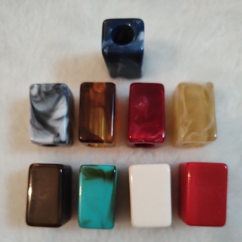 Entremeio retangular de resina 30x20mm para acessórios decoração macramê lembrancinhas artes