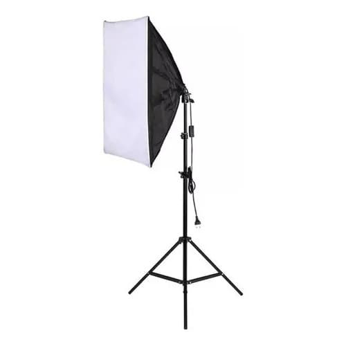Kit Softbox Iluminação Com Tripé Para Estúdio Fotográfico