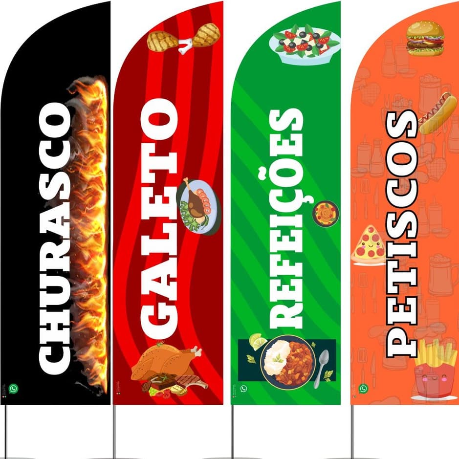 WindBanner Personalizado Kit cm Hastes Sua Marca 2m Bandeira/ BANNER PERSONALIZADO/ FACHADA DA LOJA/ EXPOSITOR