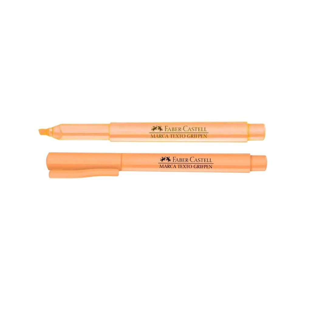 Caneta Marca Texto Grifpen Laranja Tom Pastel - Faber-Castell