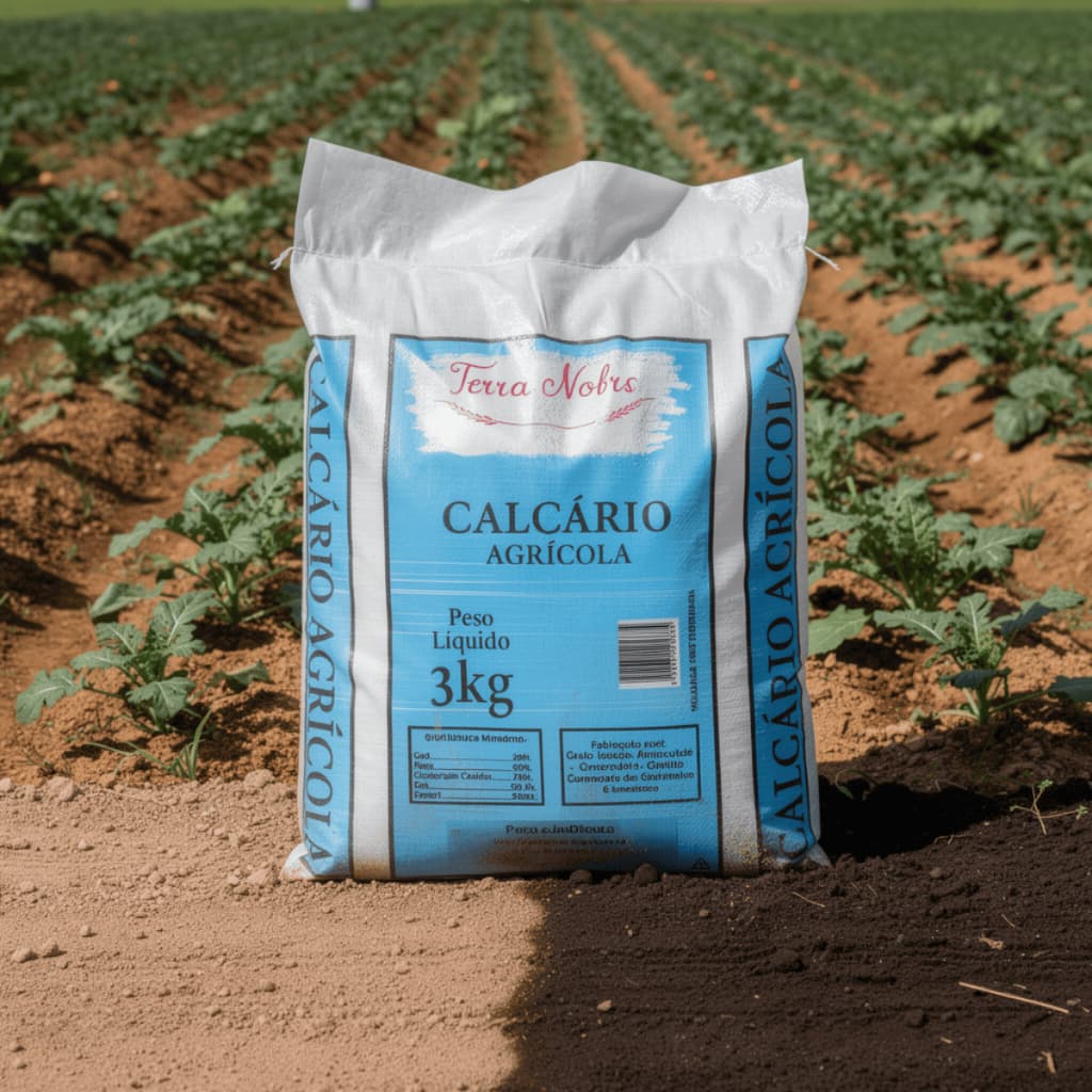 Calcário Agrícola 3KG até 20KG Dolomítico Corretivo de Solo Rico em Cálcio e Magnésio p Jardim Horta