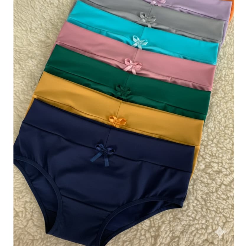 Calcinhas Cinta Cintura Alta | Kit 5  |Aperta Culote Reduz Medidas Adulto Feminina Lingerie Feminina