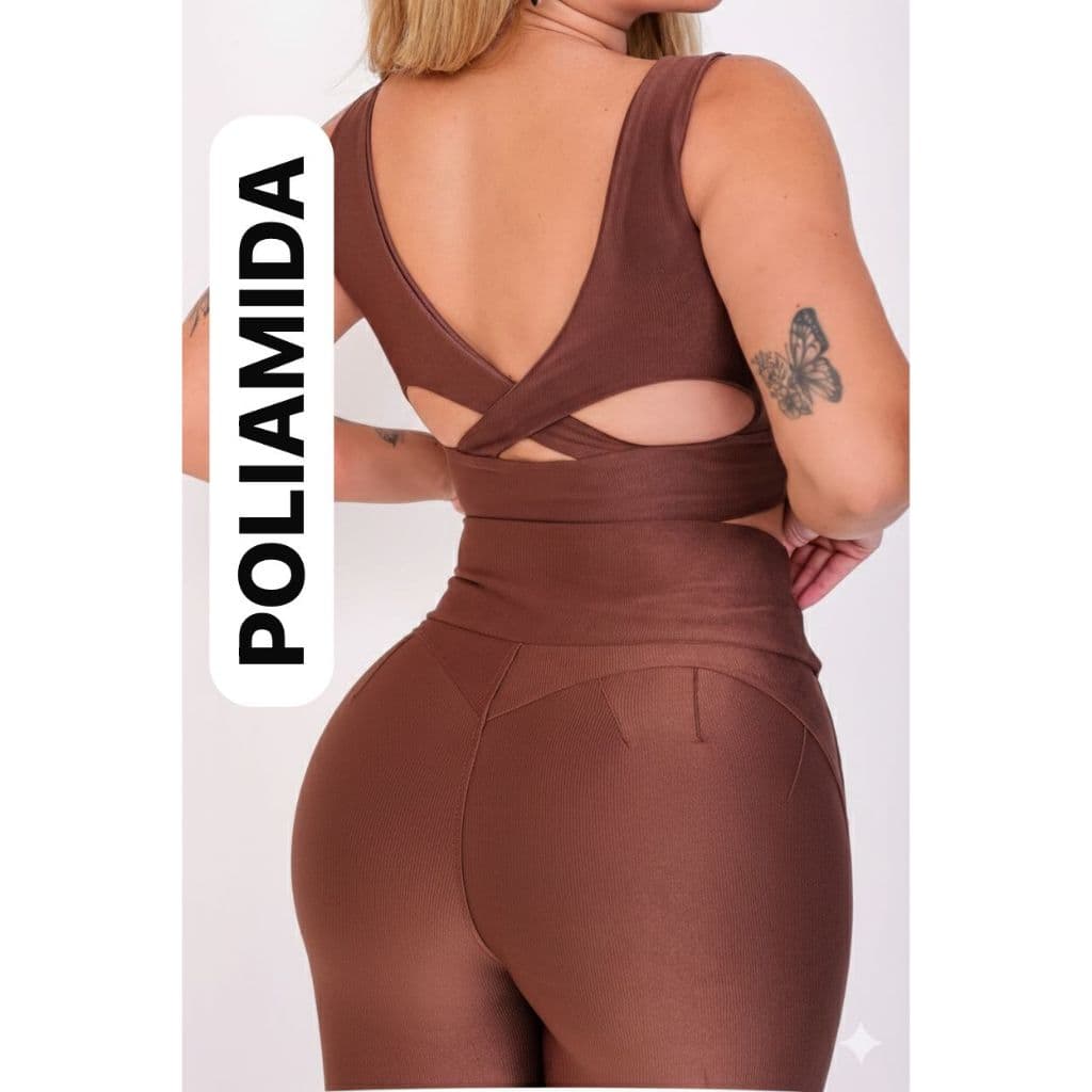 Calça Legging Modeladora Cintura Alta Levanta Bumbum poliamida