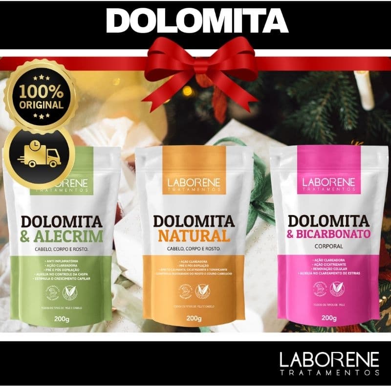 Dolomita em Pó Clareadora  200g Laborene