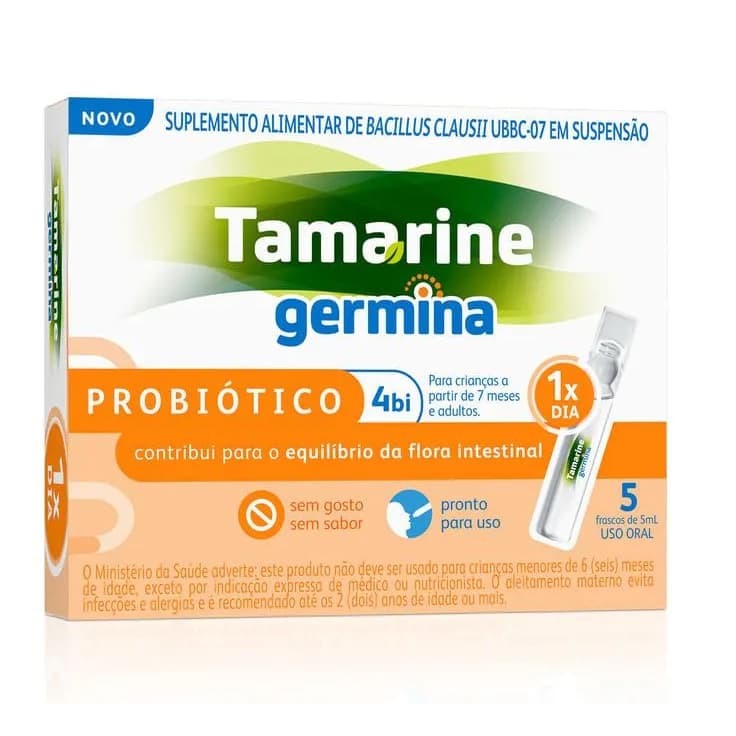 Probiótico Tamarine Germina 5 frascos de 5ml
