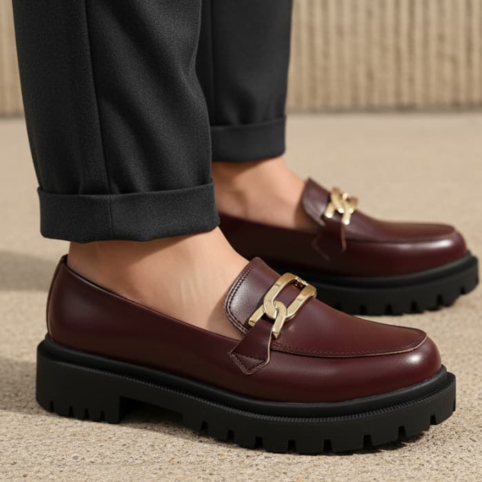 Sapato Mocassim Feminino Tratorado Chique e Confortável Mary Esteves