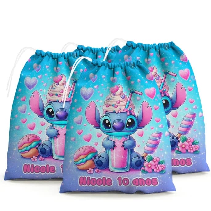 Kit 12 saquinho surpresas personalizados qualquer tema 15x20