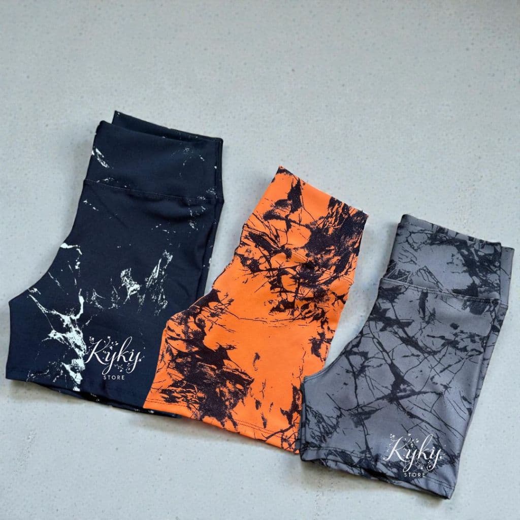 Kit 3 Shorts Feminino Academia Fitness Ioga Treino Curto Grosso Dança Conjunto 3 Shorts