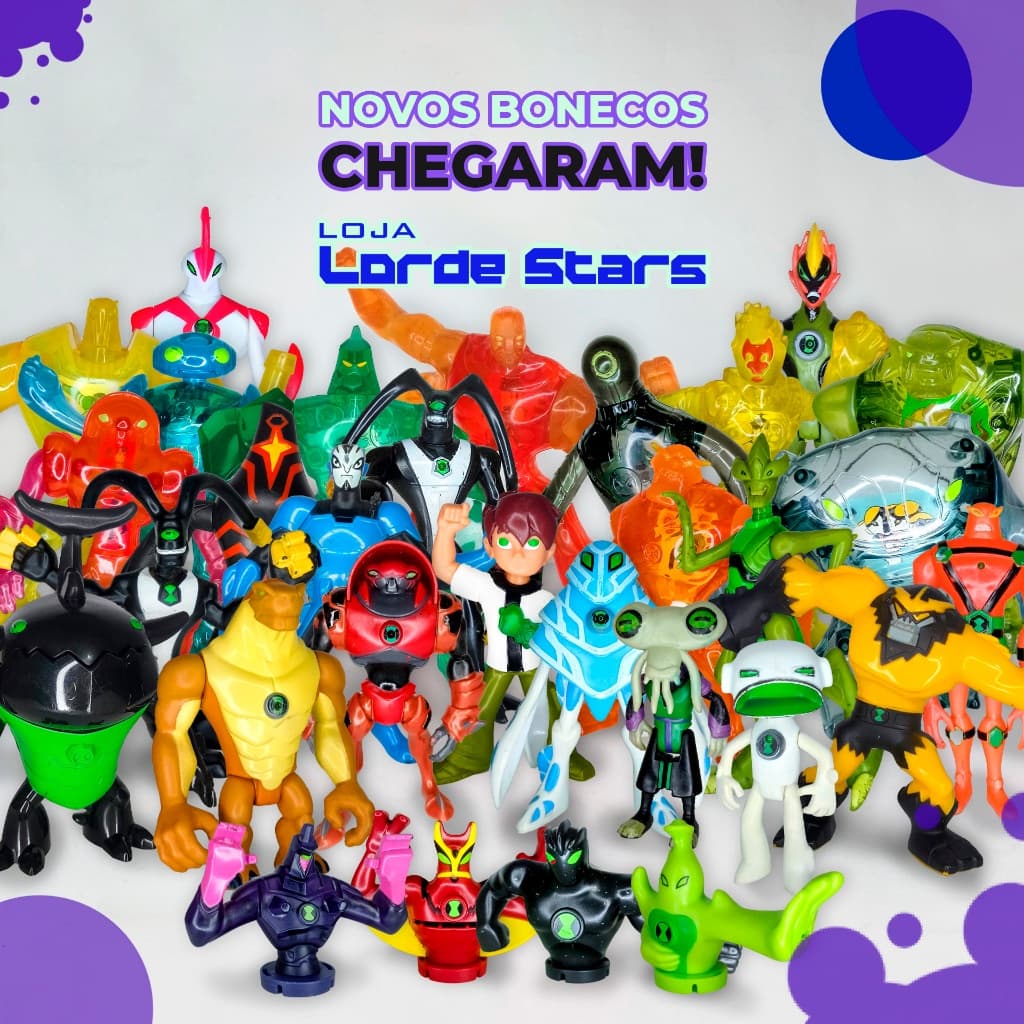 Ben 10 | MAIS BONECOS CHEGARAM Escolha o Seu (Bootleg e Originais)