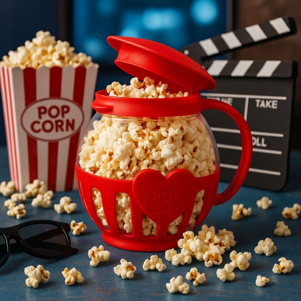 Pipoqueira para Micro-ondas sem Óleo Fitness Saudável