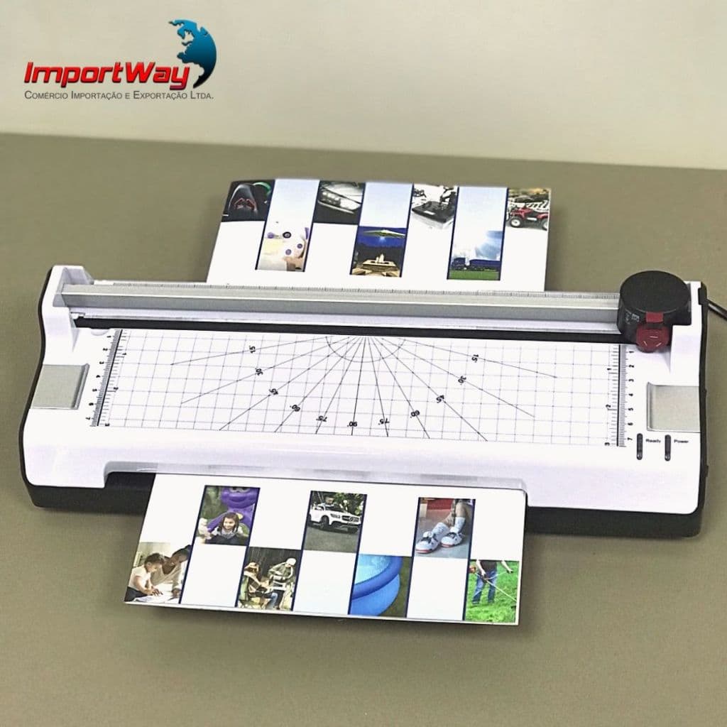 PLASTIFICADORA REFILADORA A4 5 EM 1 VELOCIDADE DE COLAGEM: 300MM/MIN 127V IWPLRA45X101 - IMPORTWAY