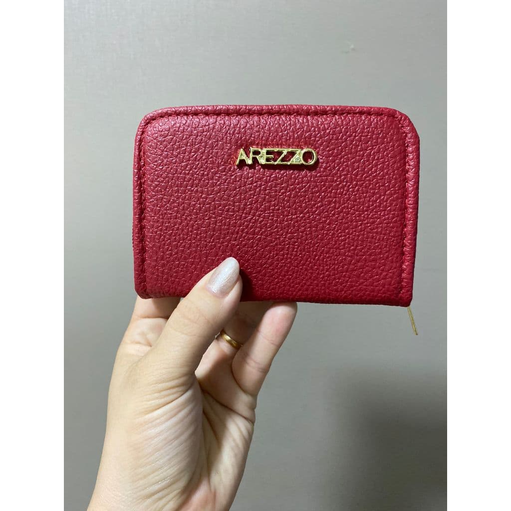 CARTEIRA FEMININA EM COURO MACIO FLOATER PEQUENA PORTA CARTAO E BOLSO MOEDAS