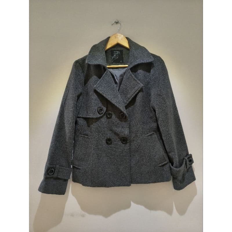 Cassaco de lã sintético cinza TAM-G