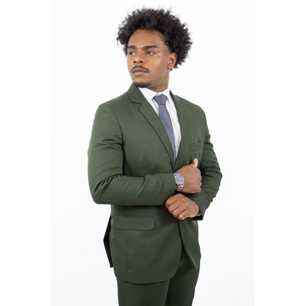 terno verde oliva lançamento liso microfibra- promoção