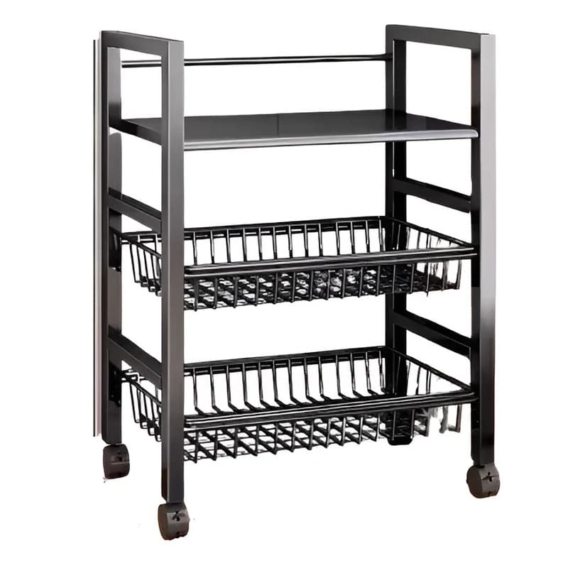 Fruteira Estante Rack Prateleira 3 Andares Multiuso Cozinha Banheiro