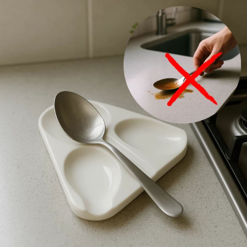 Kit com até 2 Suportes Organizador de Talheres Branco 3 Divisórias Porta Utensílios para Cozinha