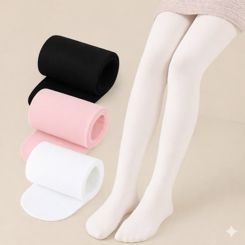 Kit 1/2/3 Meia Calça Ballet Jazz Infantil Fio 40 Feminina