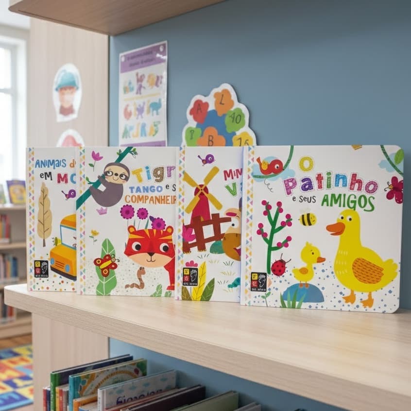 Livros de História Infantil Fazenda Leitura em Capa Dura