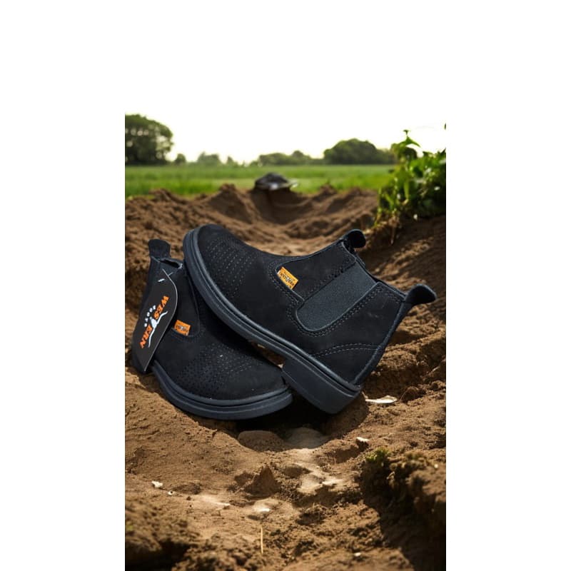 Botina Vaqueirinho Vaquejada Western Boots Couro Legítimo Casual Dia Dia Infantil