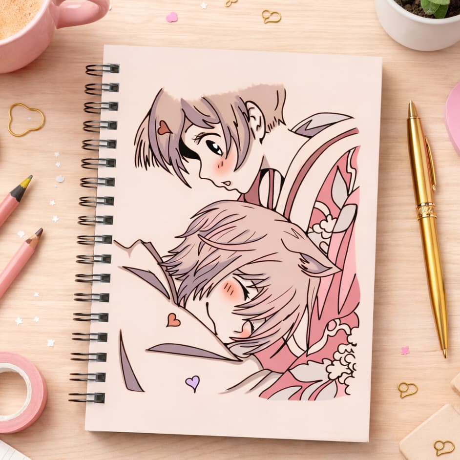 Sketchbook Kamisama Hajimemashita Caderno de Desenho e Aquarela, Capa Dura A5 90g 150g 180g 240g